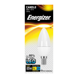 Energizer E14 LED Kertepære 3,3w 250Lumen (25w)